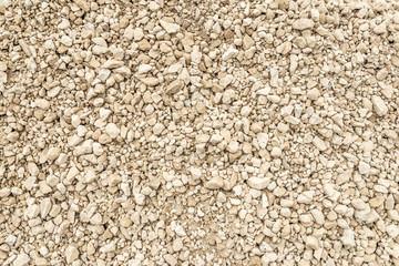 Light grey gravel texture, top view.