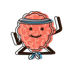 kawaii brain icon