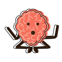 kawaii brain icon