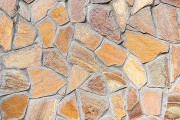 The surface of the stone tiles
