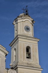 Bell tower of Church St. Mary, from Massa Lubrense, Italy