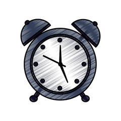 alarm clock time icon image vector illustration design 