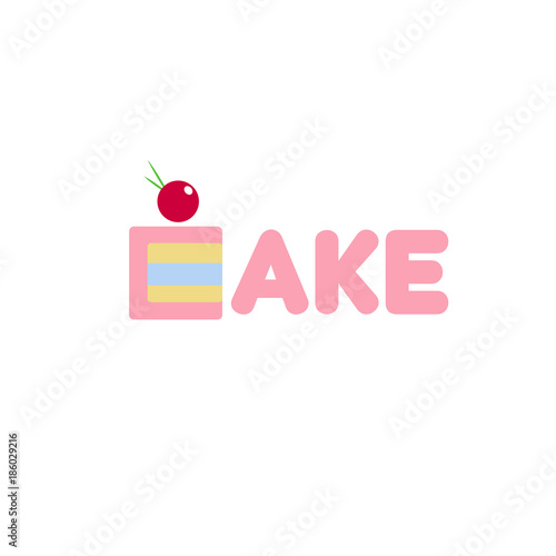 "Cake Logo Vector Art" Stock image and royalty-free vector files on