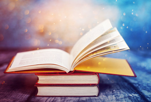 Vintage open book - Powered by Adobe