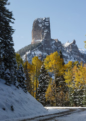 Chimney Rock on Owl Creek Pass - The Scenic Beauty of the Colorado Rocky Mountains