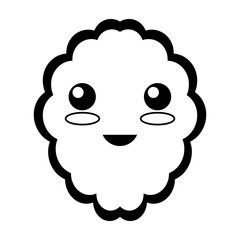 kawaii brain icon