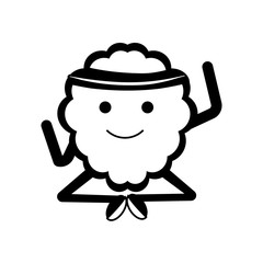 kawaii brain icon