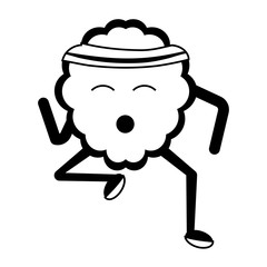 kawaii brain icon