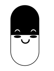 kawaii pill icon image