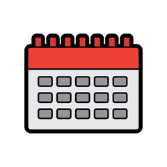 calendar blank icon image vector illustration design 