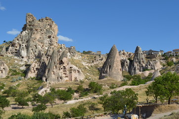 Fototapeta na wymiar Uçhisar - Kapadokya