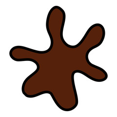 paint splatter icon image vector illustration design 