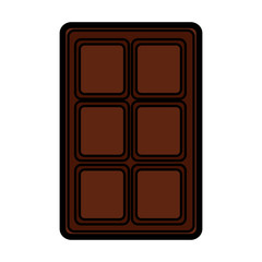 chocolate bar icon image vector illustration design 