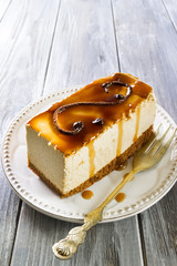 coffee cake with caramel