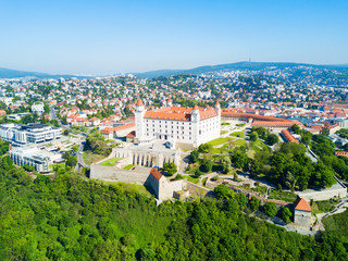 Bratislava aerial panoramic view