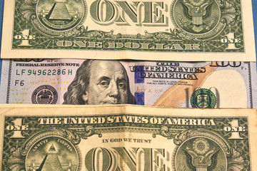the many dollars. money background