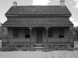 Deserted Frontier Pioneer Homestead Farmhouse