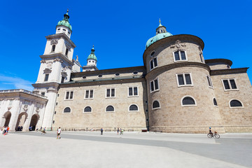 Fototapeta na wymiar Salzburg Cathedral Salzburger Dom