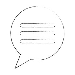speech bubble isolated icon