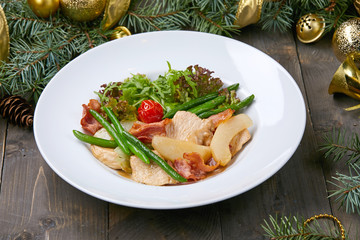 chicken with vegetables