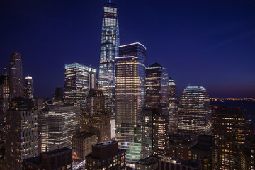 Downtown NYC skyline