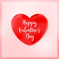 happy valentines day greeting card vector illustration