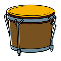 African drum music instrument icon vector illustration graphic design