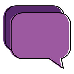 speech bubble isolated icon