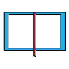 text book isolated icon