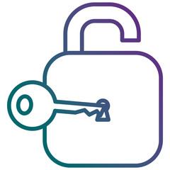 safe secure padlock with key