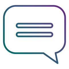 speech bubble isolated icon