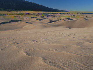 Sand Dunes at Sunrise