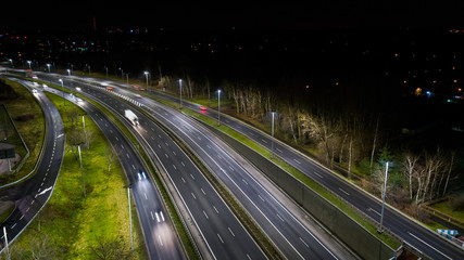 Fototapeta na wymiar autostrada A4 KATOWICE Kraków