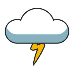 Cloud with rain symbol icon vector illustration graphic design
