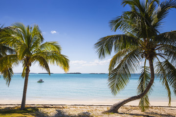 Beach in North of island, Hope Town, Elbow Cay, Abaco Islands, Bahamas