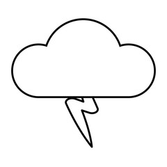 Cloud with rain symbol icon vector illustration graphic design