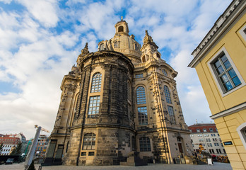 Fototapeta na wymiar dresden germany frauenkirche church