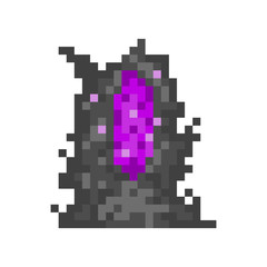 Pixel dark portal for games and web sites