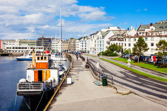 Alesund city centre, Norway
