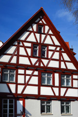 Fachwerkhaus in Ulm, Baden Württemberg, Deutschland