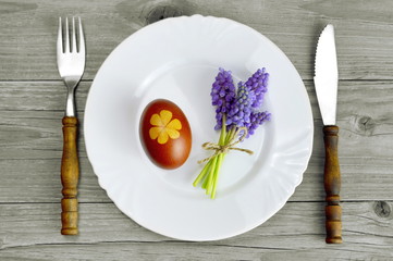 Easter table setting