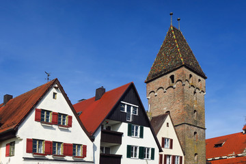 Obraz premium Metzgerturm in Ulm, Baden Württemberg, Deutschland