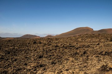 Paesaggio Vulcanico - Panorama di Lanzarote (Isole Canarie)