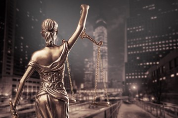 Obraz premium Justice statue.