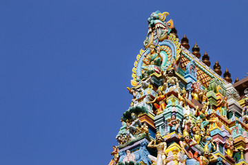 detail of hindu temple