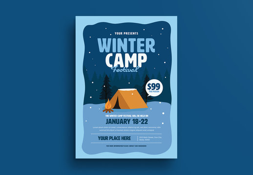Winter Camp Flyer Layout