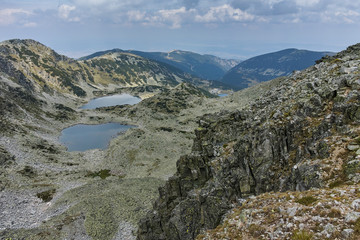 Amazing panorama of Musalenski lakes, Rila mountain, Bulgaria