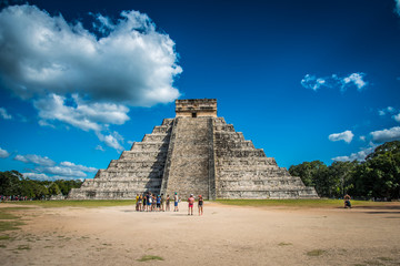 Fototapeta na wymiar Ancient Mayan Pyramid 