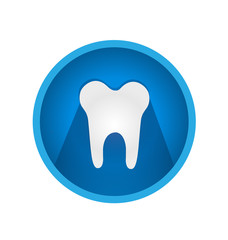 Dental tooth icon vector