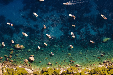 Fototapeta na wymiar Capri island in Italy